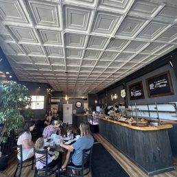 Charming interior of Boule Bakery