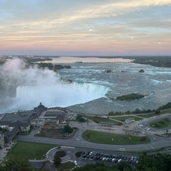 Sky Fallsview Steakhouse - View from our table - Steakhouses Near Me - Niagara Falls, Ontario