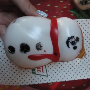Krispy Kreme - Snowman, he looks a bit beat up tho ;p :) - Donuts Near Me - Concord, California Krispy Kreme - Snowman, he looks a bit beat up tho ;p :) - Donuts Near Me - Concord, California