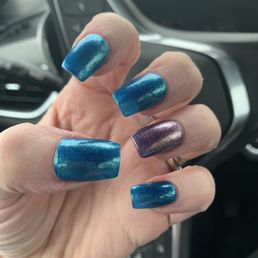 Love my New Year's nails from Central Nails!