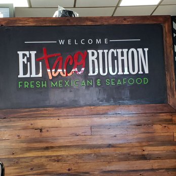 El Taco Buchon - Restaurant sign - Seafood Near Me - Commerce, California