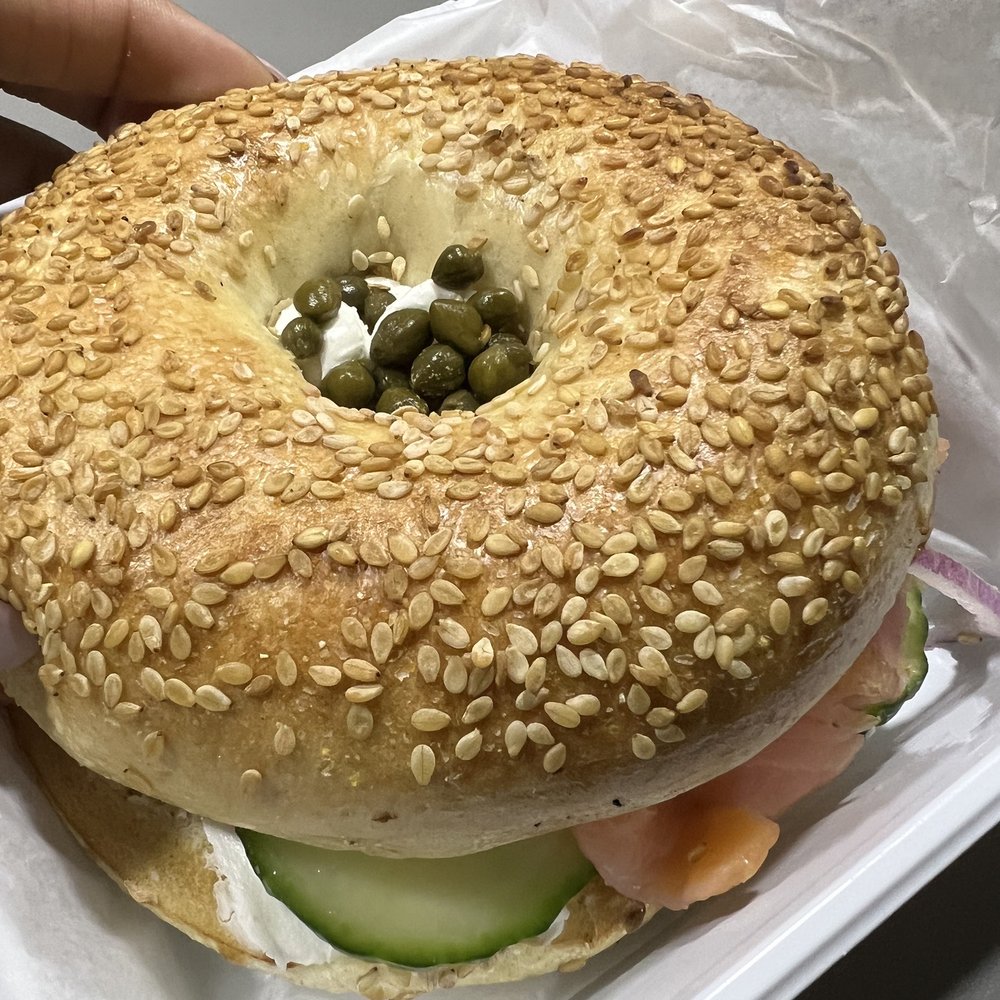 Büna Coffeehouse - Lox bagel - Coffee & Tea Near Me - Washington, DC, District of Columbia