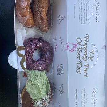 Sidecar Doughnuts & Coffee - Strawberry buttermilk, butter and salt, huckleberry, the naughty puff - Donuts Near Me - Pasadena, California Sidecar Doughnuts & Coffee - Strawberry buttermilk, butter and salt, huckleberry, the naughty puff - Donuts Near Me - Pasadena, California