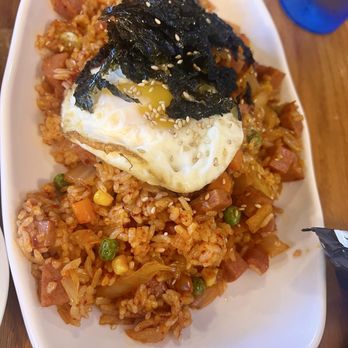 The Sister House - Kimchi fried rice with spam - Korean Near Me - Hayward, California The Sister House - Kimchi fried rice with spam - Korean Near Me - Hayward, California