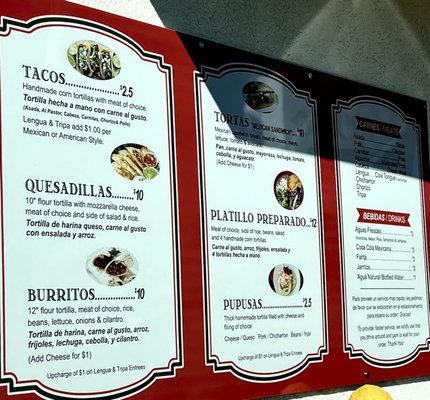 Menu photo 1 Tacos El Primo Sanford, NC Menu photo 1 Tacos El Primo Sanford, NC