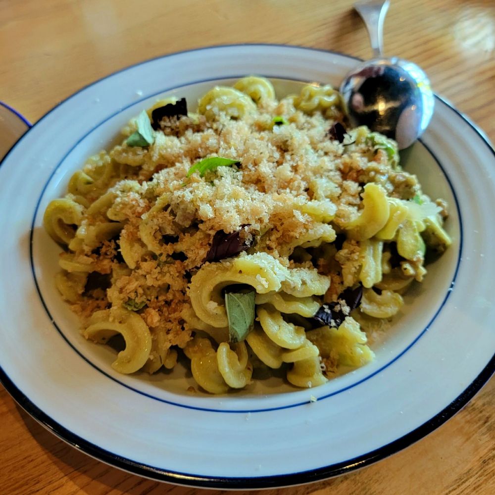 Luka - Sausage and aspargus pasta - Coffee & Tea Near Me - Artesia, California Luka - Sausage and aspargus pasta - Coffee & Tea Near Me - Artesia, California