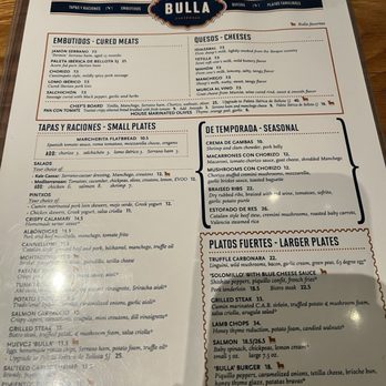 Bulla Gastrobar - Menu - Gastropubs Near Me - Winter Park, Florida