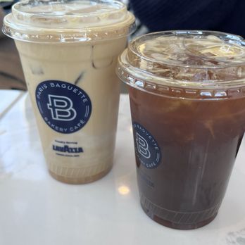 Paris Baguette - Vanilla Latte and Americano - Bakeries Near Me - Fullerton, California Paris Baguette - Vanilla Latte and Americano - Bakeries Near Me - Fullerton, California