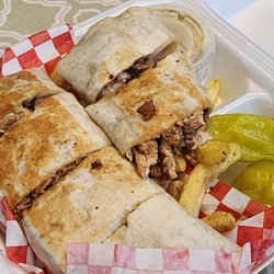 Shawarma & Kebab Fresh - Chicken shawarma and fries