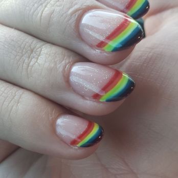 Sassy Nail Spa - Rainbow Tips! - Nail Salons Near Me - Oakland, California Sassy Nail Spa - Rainbow Tips! - Nail Salons Near Me - Oakland, California