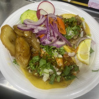 Taqueria Dos Cuates - Surf and turf! Shrimp, cabeza and birra tacos. - Food Trucks Near Me - Los Angeles, California
