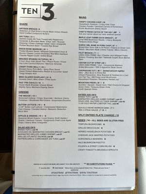 Menu photo 2 TEN 3 Albuquerque, NM Menu photo 2 TEN 3 Albuquerque, NM
