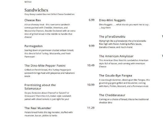 Menu photo 2 Cheese Rex Idaho Falls, ID Menu photo 2 Cheese Rex Idaho Falls, ID