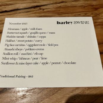 Barley Swine - New American Near Me - Austin, Texas