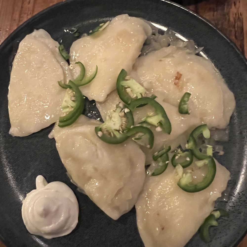 Pierogi Kitchen - Cheddar/jalapeño pierogi - Polish Near Me - Chicago, Illinois Pierogi Kitchen - Cheddar/jalapeño pierogi - Polish Near Me - Chicago, Illinois