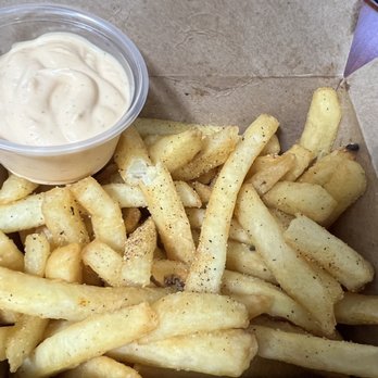 The Brgr Shop - Fries with spicy mayo - Burgers Near Me - San Juan, Puerto Rico