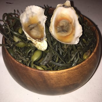 Oriole - Oysters with Jamon iberico consommé - New American Near Me - Chicago, Illinois Oriole - Oysters with Jamon iberico consommé - New American Near Me - Chicago, Illinois