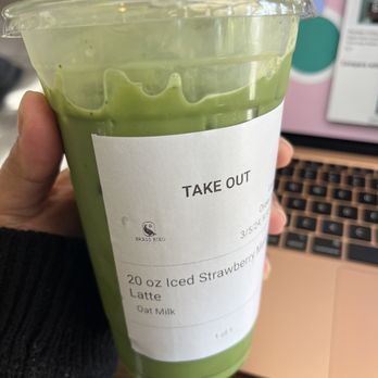 Brass Bird Coffee - Strawberry matcha latte - Coffee & Tea Near Me - Carpinteria, California Brass Bird Coffee - Strawberry matcha latte - Coffee & Tea Near Me - Carpinteria, California
