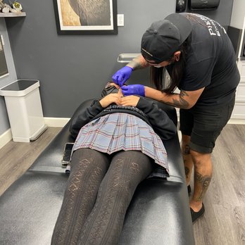 Enigma Professional Piercing Studio - My daughter getting her ears pierced - Piercing Near Me - San Diego, California Enigma Professional Piercing Studio - My daughter getting her ears pierced - Piercing Near Me - San Diego, California