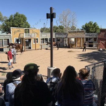 Grand Canyon Railway - Fun show, and yes, picking on an audience member. The "dead" guy in the upper right hand corner stayed "dead." perfectly still. - Trains Near Me - Williams, Arizona Grand Canyon Railway - Fun show, and yes, picking on an audience member. The "dead" guy in the upper right hand corner stayed "dead." perfectly still. - Trains Near Me - Williams, Arizona