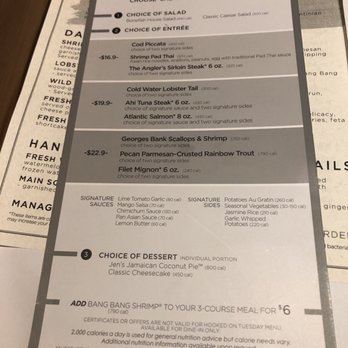 Bonefish Grill - Tuesday menu - Seafood Near Me - Winter Garden, Florida Bonefish Grill - Tuesday menu - Seafood Near Me - Winter Garden, Florida