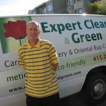 Expert Clean & Green - Ofer in front of the cleaning van - Carpet Cleaning Near Me - San Francisco, California Expert Clean & Green - Ofer in front of the cleaning van - Carpet Cleaning Near Me - San Francisco, California