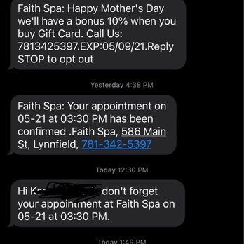 Faith Spa - Confirmation - Nail Salons Near Me - Lynnfield, Massachusetts