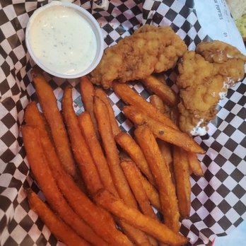 Angry Crab Shack - This is the $11.00 plate of chicken tenders... A ridiculous price for 2 freaking chicken tenders! - Seafood Near Me - Tucson, Arizona Angry Crab Shack - This is the $11.00 plate of chicken tenders... A ridiculous price for 2 freaking chicken tenders! - Seafood Near Me - Tucson, Arizona
