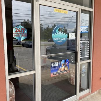 North Coast Games - Front door of store - Tabletop Games Near Me - Mentor, Ohio North Coast Games - Front door of store - Tabletop Games Near Me - Mentor, Ohio