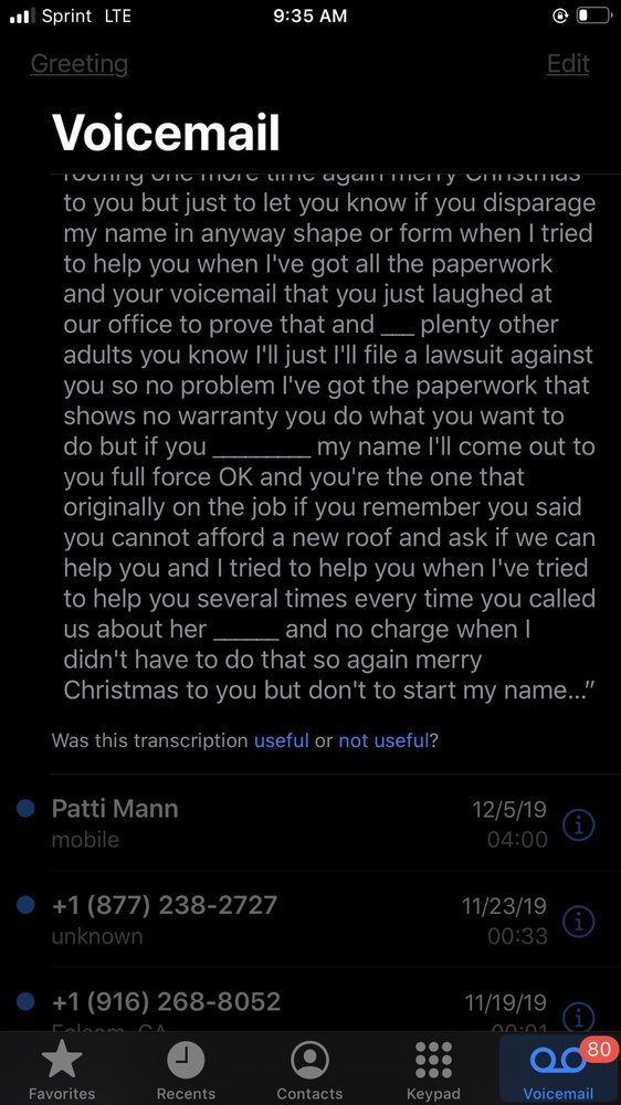 Slide of Westfall Mark Roofing Contractor