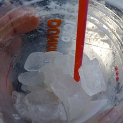 Dunkin' - Way too much ice