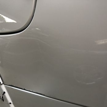 Javiers Auto Body - Before, scratch was on the fender flare and rear bumper and panel. - Body Shops Near Me - Houston, Texas Javiers Auto Body - Before, scratch was on the fender flare and rear bumper and panel. - Body Shops Near Me - Houston, Texas