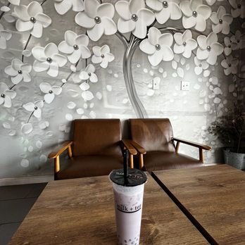 Milk+Tea - Taro with boba - Coffee & Tea Near Me - Austin, Texas