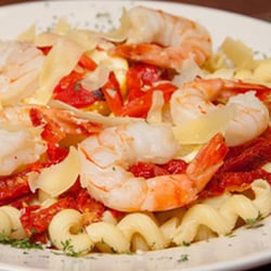 Grilled Shrimp and Vegetable Cavatappi