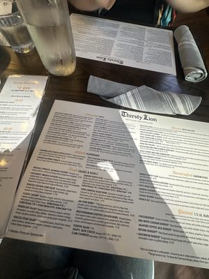 Menu photo 6 Thirsty Lion Euless, TX