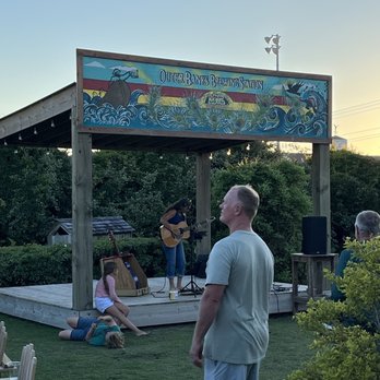 Outer Banks Brewing Station - Outdoor Stage - Seafood Near Me - Kill Devil Hills, North Carolina