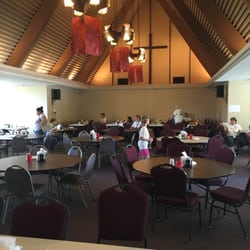 The old sanctuary. Getting ready for dinner for the kids.