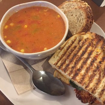 The Works Bakery Cafe - Twos a meal deal. Half sandwich and bowl of soup - Bagels Near Me - Keene, New Hampshire The Works Bakery Cafe - Twos a meal deal. Half sandwich and bowl of soup - Bagels Near Me - Keene, New Hampshire