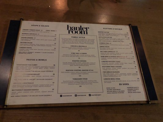 Menu photo 3 Banter Room Vancouver, BC Menu photo 3 Banter Room Vancouver, BC