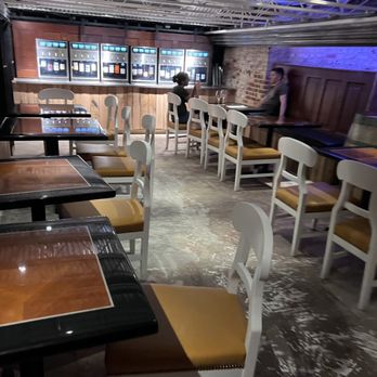 Curio Wine Bar - empty tables and chairs - Wine Bars Near Me - Fredericksburg, Virginia Curio Wine Bar - empty tables and chairs - Wine Bars Near Me - Fredericksburg, Virginia