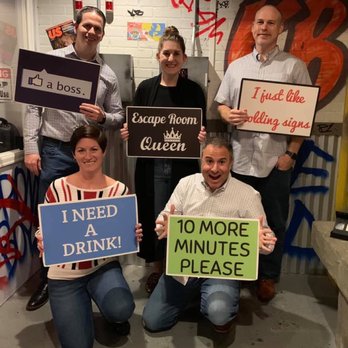 Escape Rooms Connecticut - This group had fun with their team building event. - Escape Games Near Me - Orange, Connecticut Escape Rooms Connecticut - This group had fun with their team building event. - Escape Games Near Me - Orange, Connecticut
