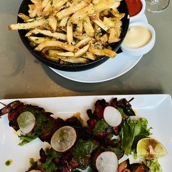 Prank - Truffle Frites, Filet Mignon Skewers - Cocktail Bars Near Me - Los Angeles, California Prank - Truffle Frites, Filet Mignon Skewers - Cocktail Bars Near Me - Los Angeles, California