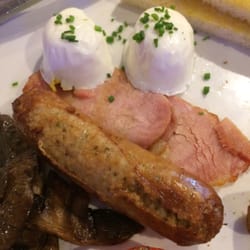 Cafe Balzar - Strangest looking poached eggs I've ever seen.
