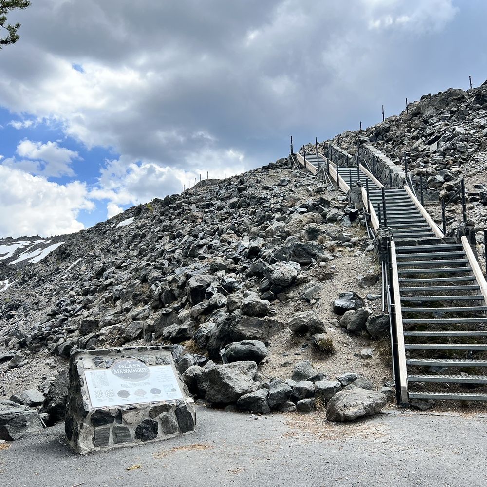 Big Obsidian Flow at Newberry Big Obsidian Flow at Newberry