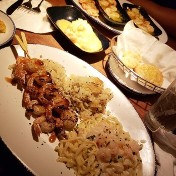 Red Lobster - Endless shrimp amazing $17.99 pictured are alfredo, grilled ginger, scampi flavors - Seafood Near Me - Boynton Beach, Florida Red Lobster - Endless shrimp amazing $17.99 pictured are alfredo, grilled ginger, scampi flavors - Seafood Near Me - Boynton Beach, Florida