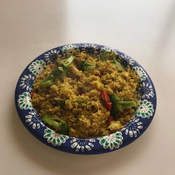 Loving Hut - Well seasoned , I'm not a hype beast but I got the Supreme Rice - Vegan Near Me - Arlington, Texas
