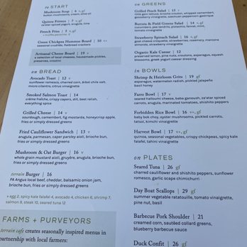Terrain Cafe - Devon - Menu - New American Near Me - Devon, Pennsylvania