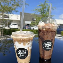 United Coffee Club - Toasted Marshmallow and Iced Mocha