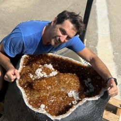 Katy Rock Shop - New inventory includes large and exclusive geodes like this table!