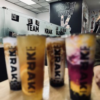 Krak Boba - Glendora - three different drinks - Juice Bars & Smoothies Near Me - Glendora, California Krak Boba - Glendora - three different drinks - Juice Bars & Smoothies Near Me - Glendora, California